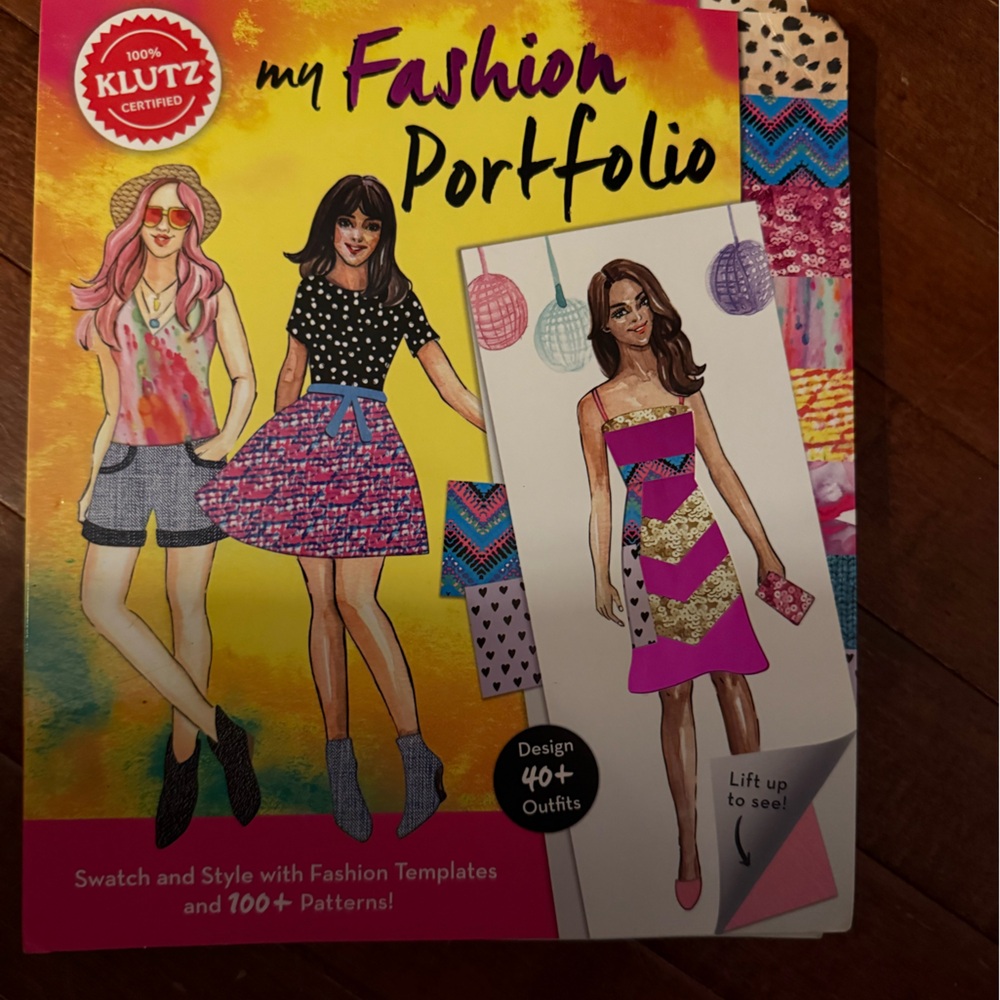 Fashion Pattern Book with Colorful Designs